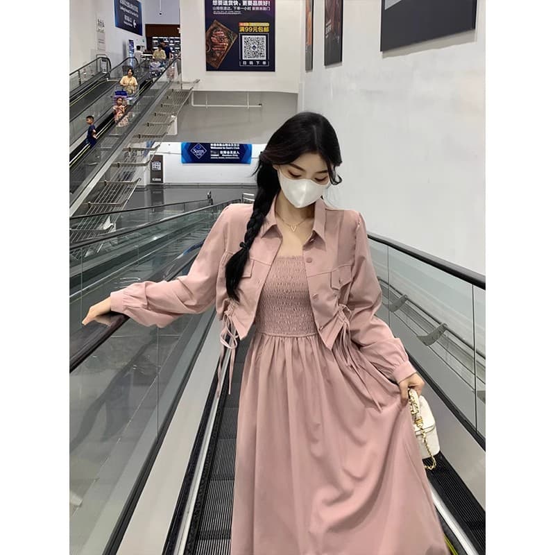黒ドレス シンプル 美シルエット ロングワンピース