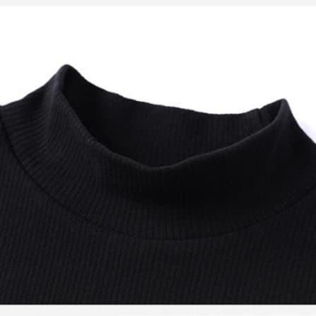 黒ドレス ロング シンプル 上品 ワンピース 長袖