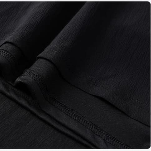 黒ドレス ロング シンプル 上品 ワンピース 長袖